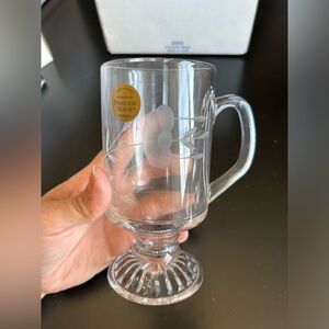 Floral Princess House Heritage Glass Cup